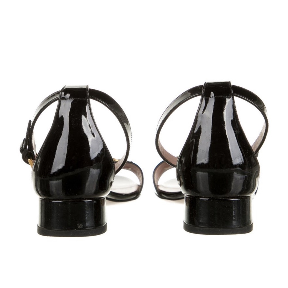 Gucci Horsebit Accent Patent Leather Sandal - Picture 4 of 5